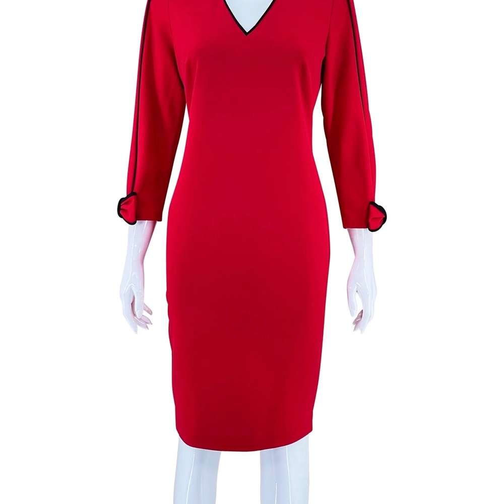 Calvin Klein Ruby Bow dress Sz 4p NWOT